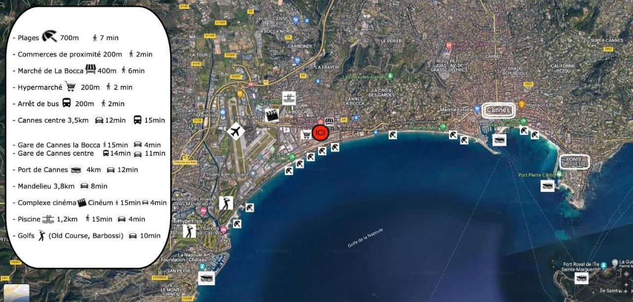 Cannes, Mer A 500 M, Maison Rare Exterior photo